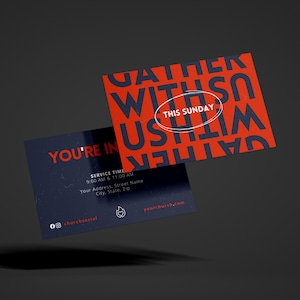 Editable Church Flyer Canva Template “Gather With Us This Sunday” Sermon Invitation, Worship Event Design, Outreach Flyer, Instant Download