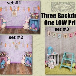 PRICE REDUCED Easter mini session digital backdrop, boys and girls digital photo props for photography, photo shop overlay
