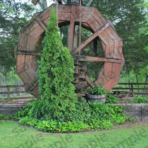 Vintage water wheel, Printable artwork, interior decoration, taken in Tennessee at Loretta Lynn&#39;s Ranch digital backdrop for Green screen