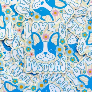 Boston Terrier Lover Sticker | Boston Terrier Sticker | Boston Sticker | Gifts for Boston Dog Lovers