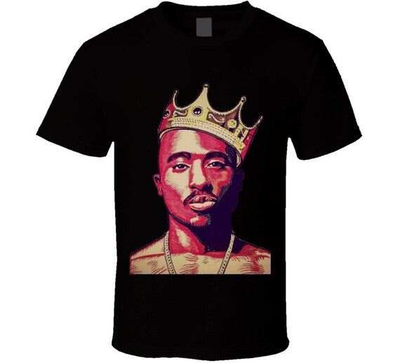 Tupac 2pac King Of Hip Hop Crown T Shirt Or Tank Top Etsy Tupac 2pac King Of Hip Hop Crown T Shirt Or Tank Top Etsy