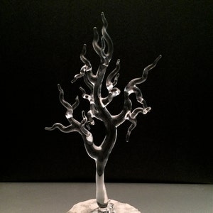 Tree Handblown Glass Sculpture