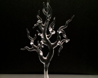 Tree Handblown Glass Sculpture