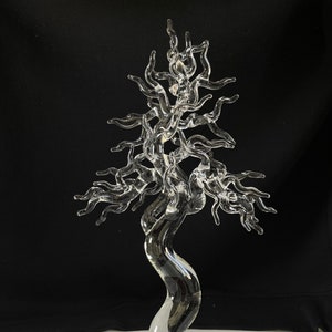 Large Bonsai Tree Handblown Glass Sculpture