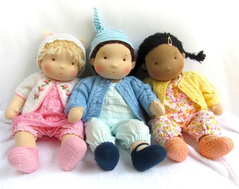 PATTERN /"WINNIE MAE/" BY JILL MAAS PAPER *NEW* CLOTH ART DOLL