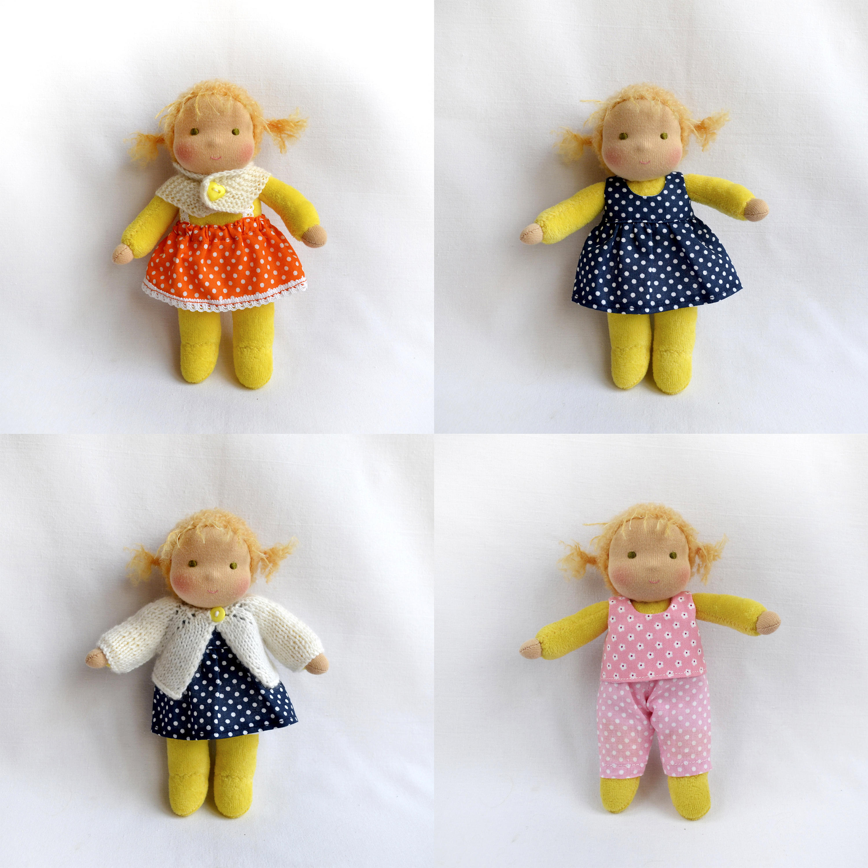 CUSTOM Waldorf doll 7 inch 18 cm tall . Pocket dollSteiner Etsy