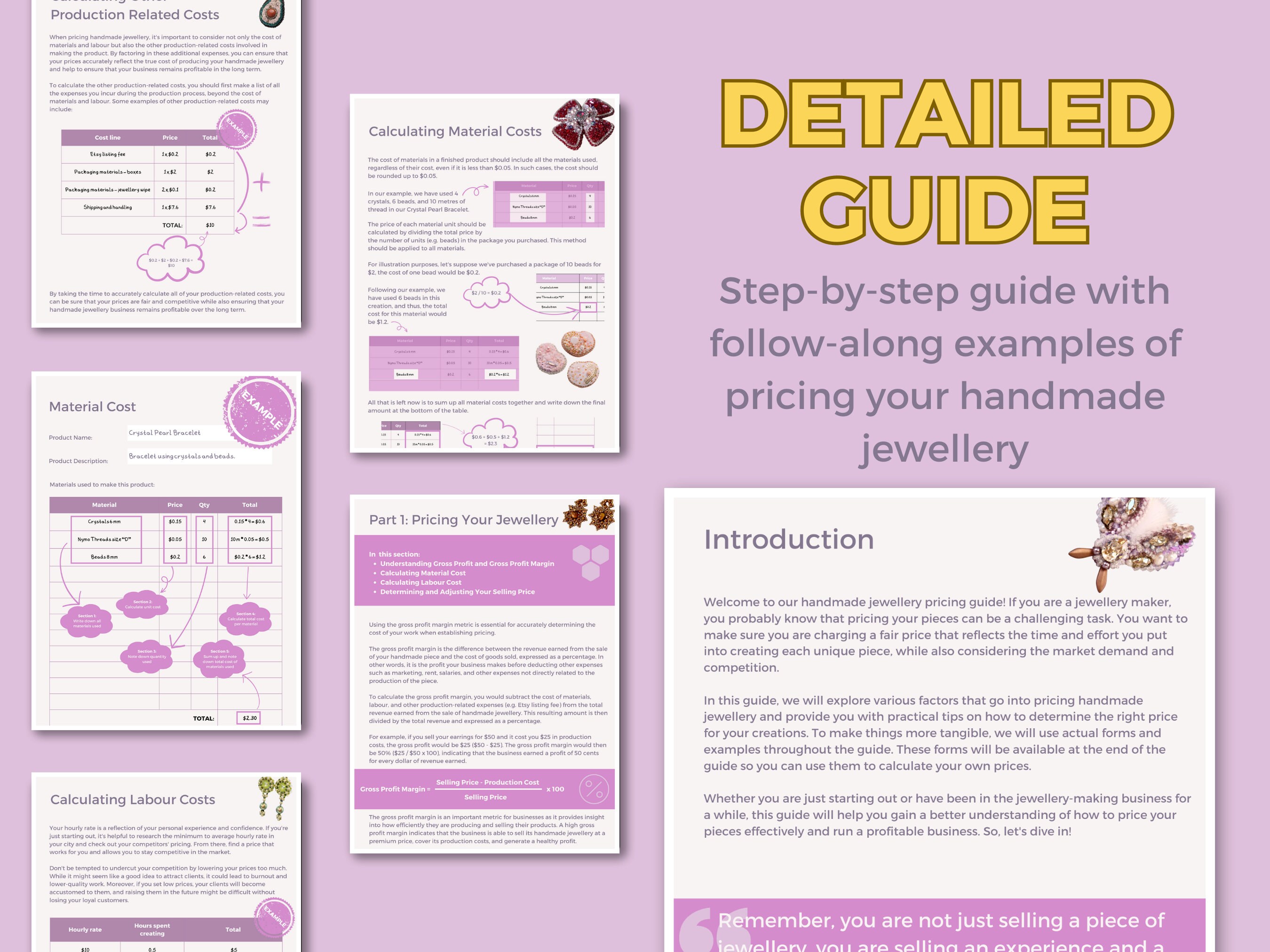 Pricing Guide for Handmade Jewellery Calculate Your Profit Margin With