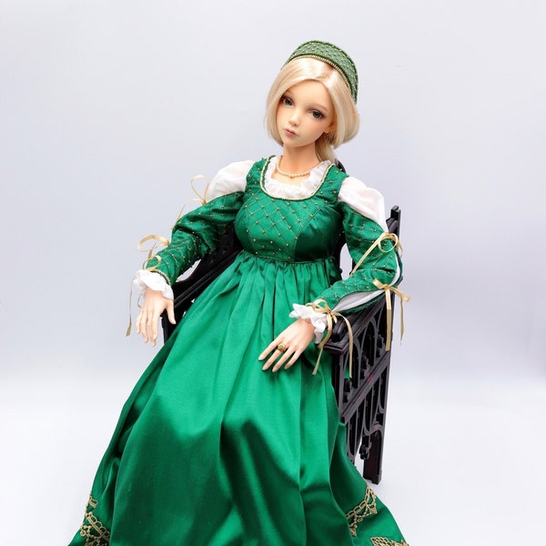 Iple EID "Juliet" Italian Renaissance emerald dress