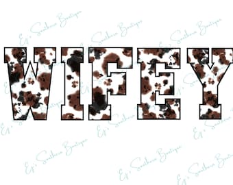 wifey cowhide png, black and brown cowhide, wifey