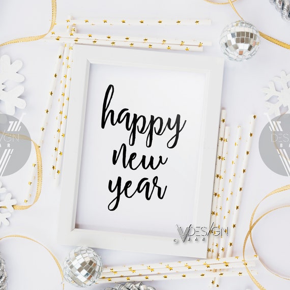 HAPPY NEW YEAR Printable Sign instant Download printable | Etsy