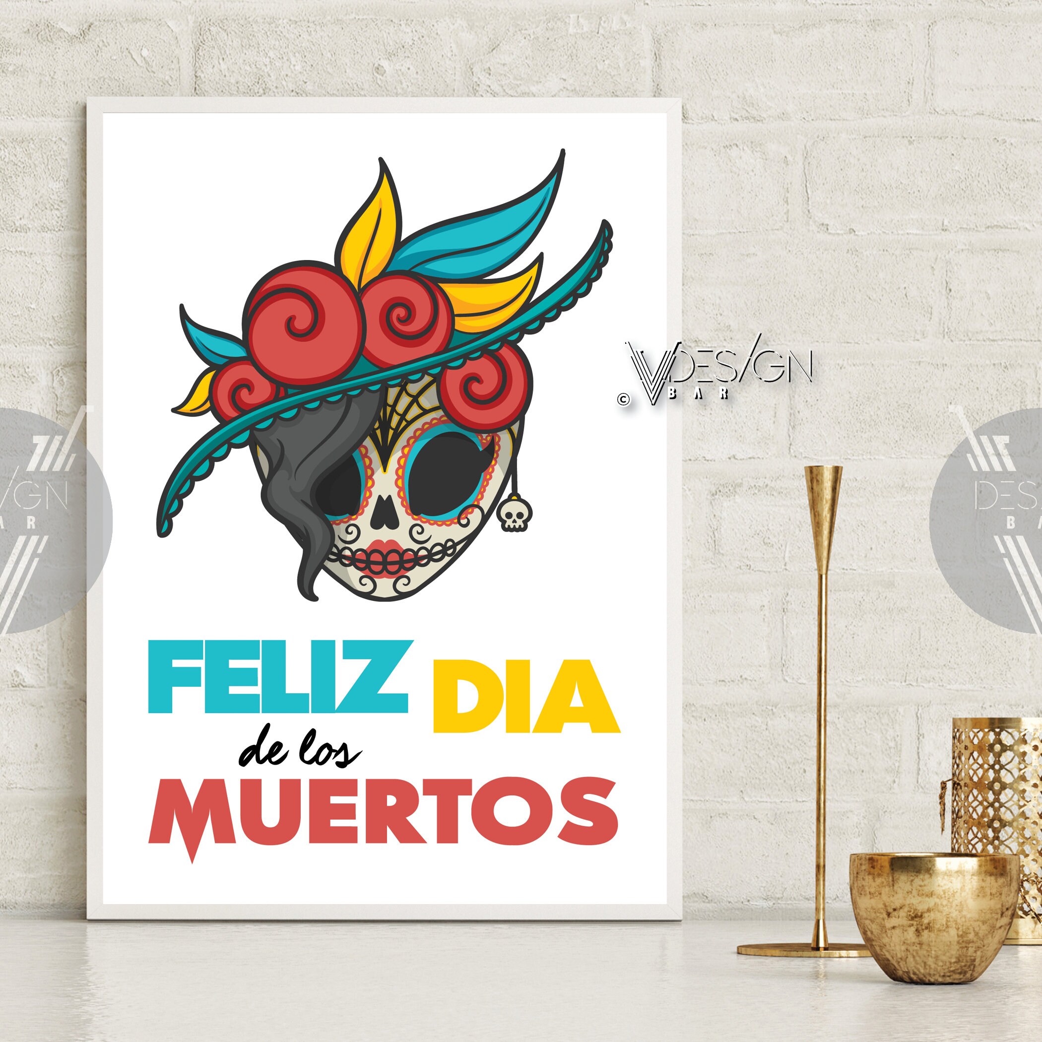 Feliz DIA De Los MUERTOS Printable Sign instant Download - Etsy