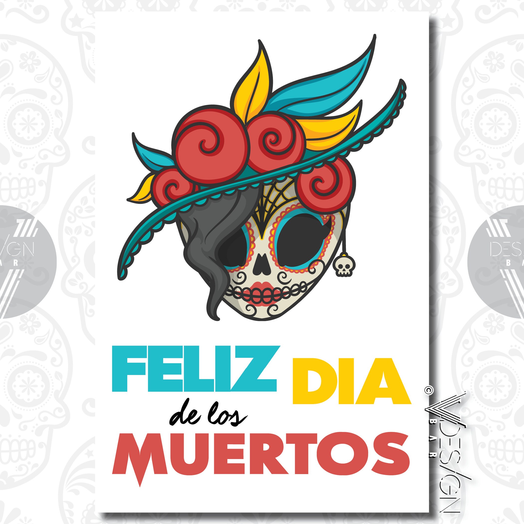 Feliz DIA De Los MUERTOS Printable Sign instant Download - Etsy Israel