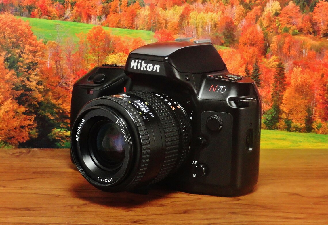 Vintage Nikon N70 35mm AE/AF SingleLensReflex Film Camera Etsy