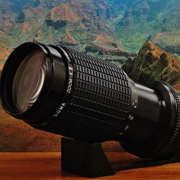 Vintage SIGMA Macro Zoom KII 70~210mm f/4.5 PENTAX K Bayonet Mount Manual Focus Zoom Camera Lens, Circa: 1983, Amazing Condition!