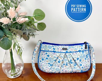 Double Fold Small Crossbody Bag Sewing Pattern