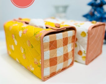 Tissue Box Cover Sewing Pattern, Home deco PDF sewing pattern |www.BLhandmade.com