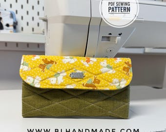 Bifold Wallet Sewing Pattern, Card Slots (PDF Pattern)