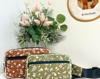 Crossbody Waist Bag Sewing Pattern: Two Sizes (PDF Download)