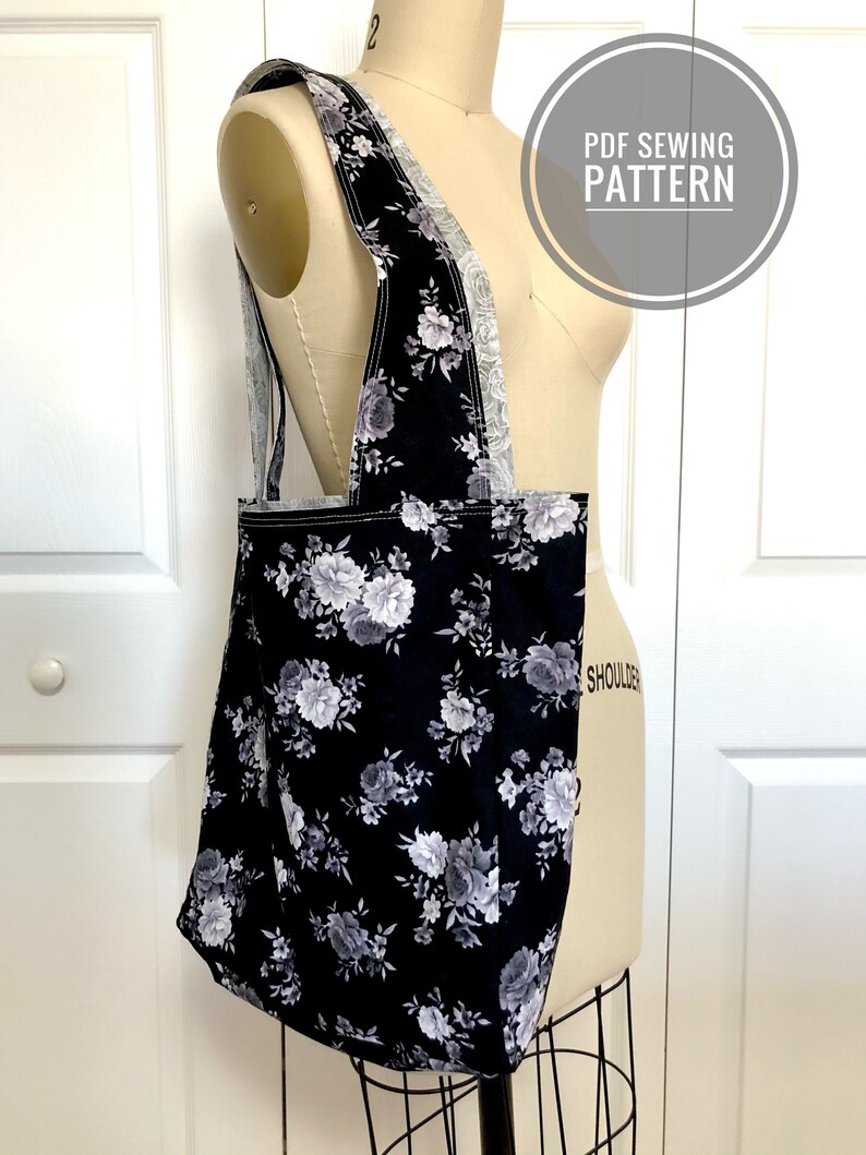 Tote Bag Sewing Pattern | Beginner DIY Shopping Bag (PDF Pattern) - Etsy