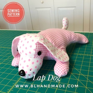 Stuffed Dog Sewing Pattern: 16&quot; Plush Animal (PDF Pattern)