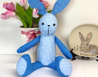 Stuffed Rabbit Sewing Pattern - by www.BLHandmade.com