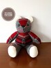 Stuffed Teddy Bear Sewing Pattern, Digital PDF memory bear sewing pattern; Animal sewing patterns