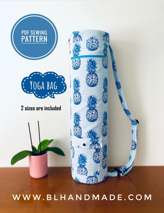 Yoga Mat Bag Sewing Pattern Yoga Bag PDF Sewing Pattern Instant Download  Www.blhandmade.com -  Canada