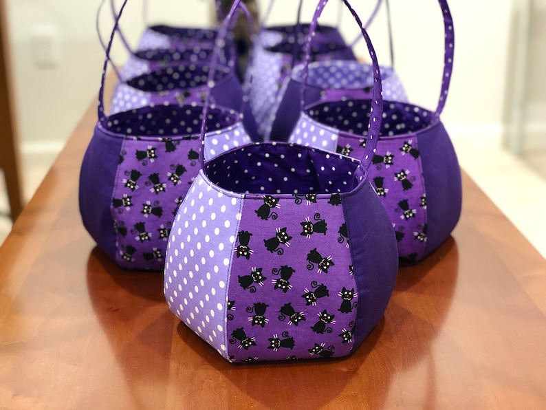 Halloween Bag Sewing Pattern Halloween Bag Trickortreat Etsy