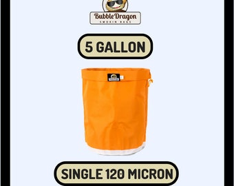 Bubble bags by Bubble Dragon 120 Micron 5 Gallon Deluxe Bubble Bags Herbal Ice Essence Extractor Smokin Bags!