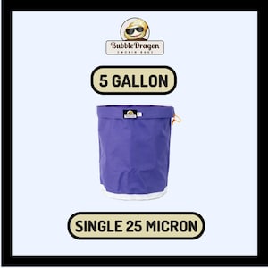 May include: Purple 5 gallon Bubble Dragon smokin bag with a single 25 micron filter.