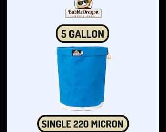 Bubble bags by Bubble Dragon 220 Micron 5 Gallon Deluxe Bubble Bags Herbal Ice Essence Extractor Smokin Bags!