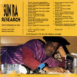 Sun Ra Research CD Two