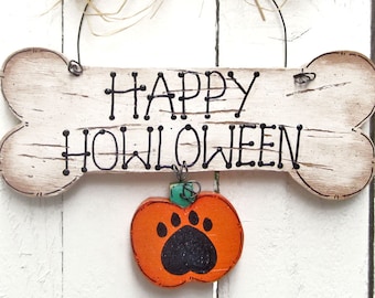 Halloween Dog Door Hanger Halloween Dog Sign Outdoor Dog Yard Sign Dog Sign Dog Door Hanger Pumpkin Yard Sign Sign Dog Yard Art Wood Pumpkin