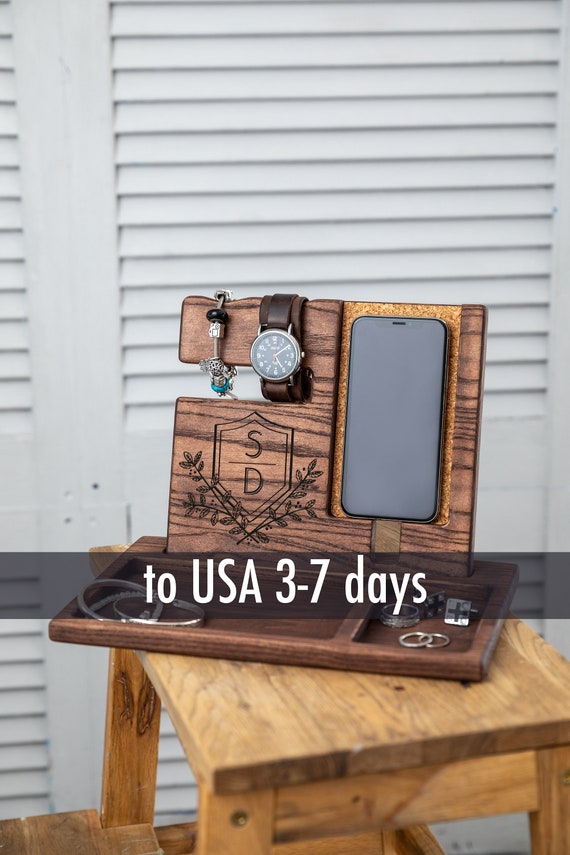 Personalized Gift For Fireman Desk Accessories With Fire We Etsy