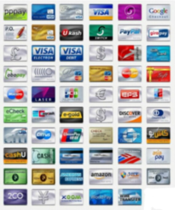 Items similar to Miniature printable credit cards for Barbie ...