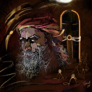 Sadhguru painting