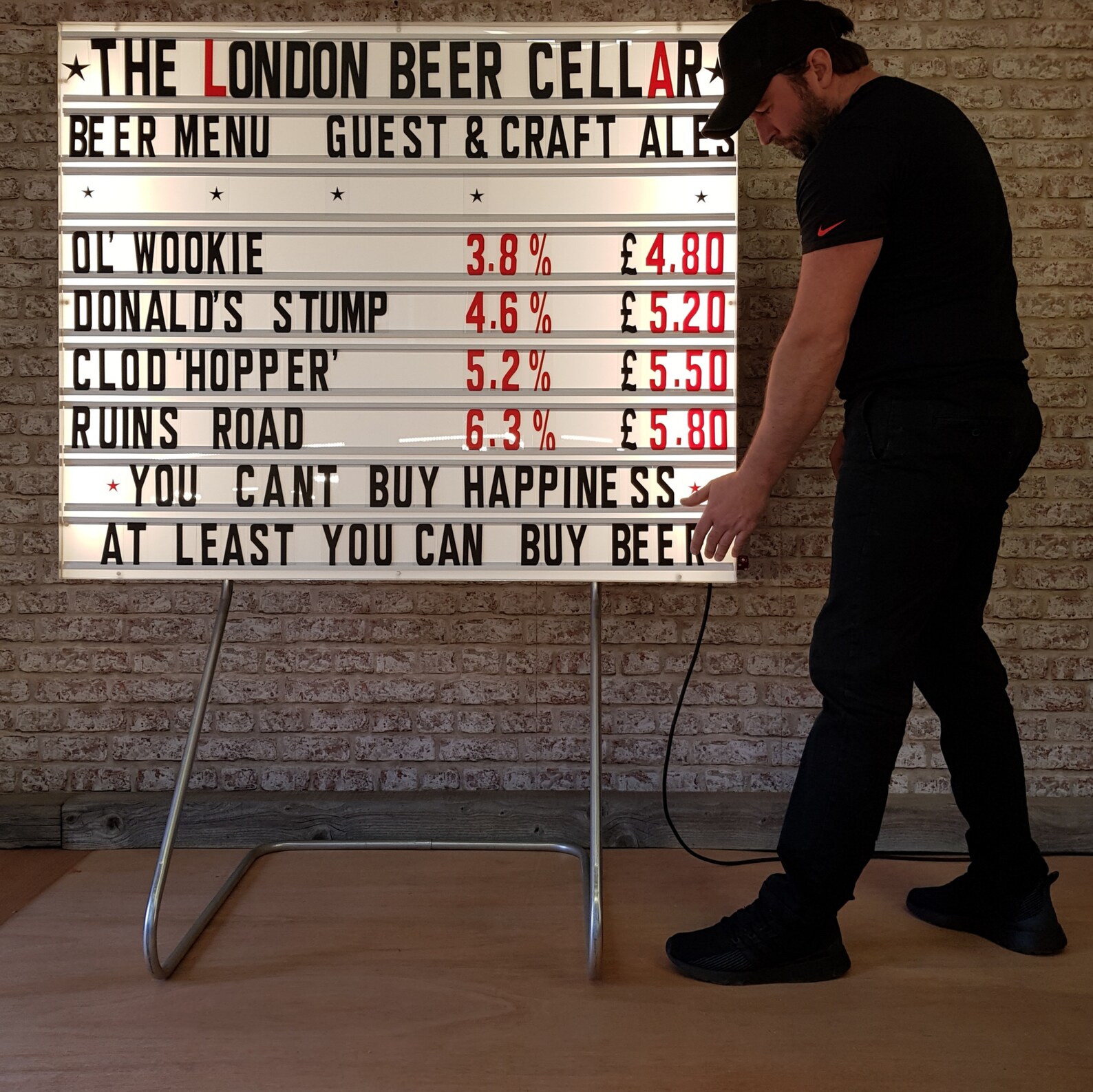 American Marquee Light Box Menu Board Etsy