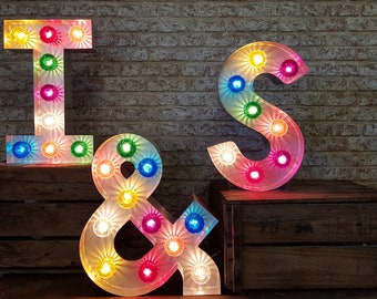 Light up/Light Bulb Marquee Letter Lights