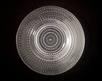 Vintage Mid Century Modern Iittala Nuutajarvi Arabia Oiva Toikka Kastehelmi 12.25" Platter Tray Plate Fine Finnish Design DEWDROP