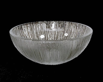 Vintage 1970s Modern Sasaki Rain Large Serving Bowl 7 7/8" Modernist Starburst Design  Japan