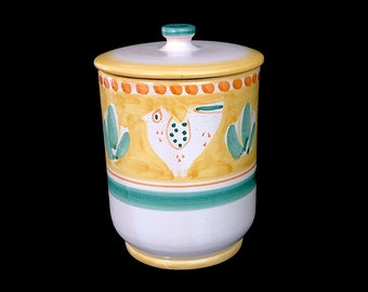 Vietri Chicken Bird Shaped Ceramic Pitcher Vase Italy Italian Pottery Solimene Ebay