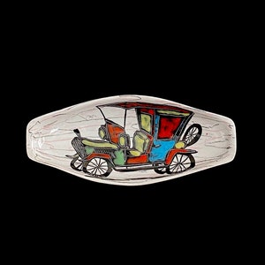 Vintage Mid Century Modern Italian Art Pottery Hand Painted Bowl Dish ...
