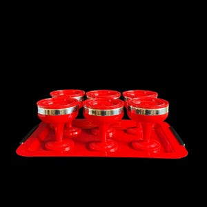【1970 年代のヴィンテージ】Morinox エスプレッソカップ6個&トレイ Morinox Italy - Etsy