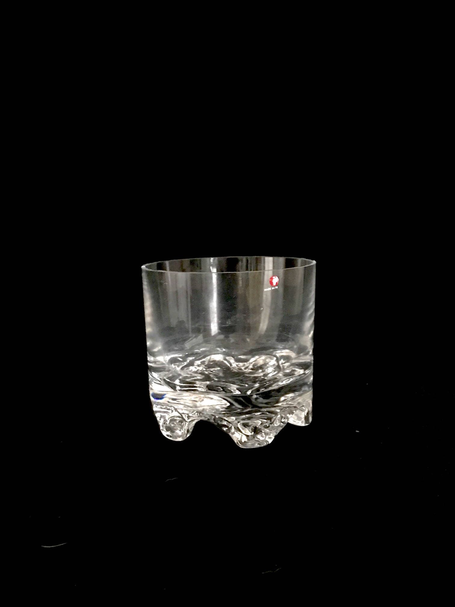Vintage Mid Century Modern Iittala Of Finland Gaissa Art Glass Bowl Vase Iconic Finnish Tapio Wirkkala Design