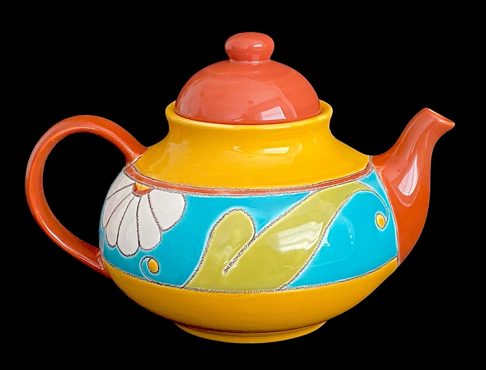 1960s Vintage Folk Art Pottery ウベダ IDEE 1960s Vintage Folk Art