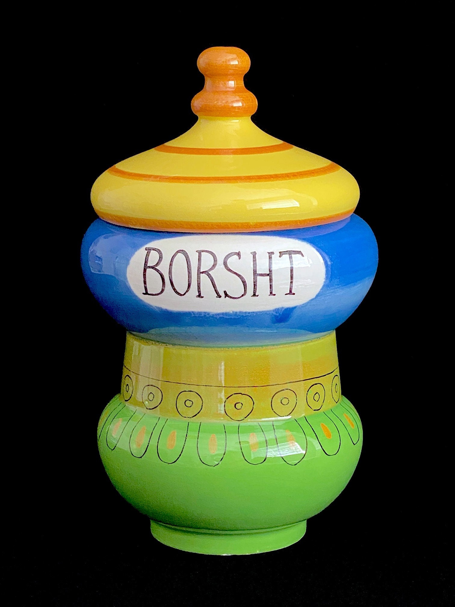 Vintage Mid Century Modern Italian Art Pottery LARGE 10.25" Tall ...