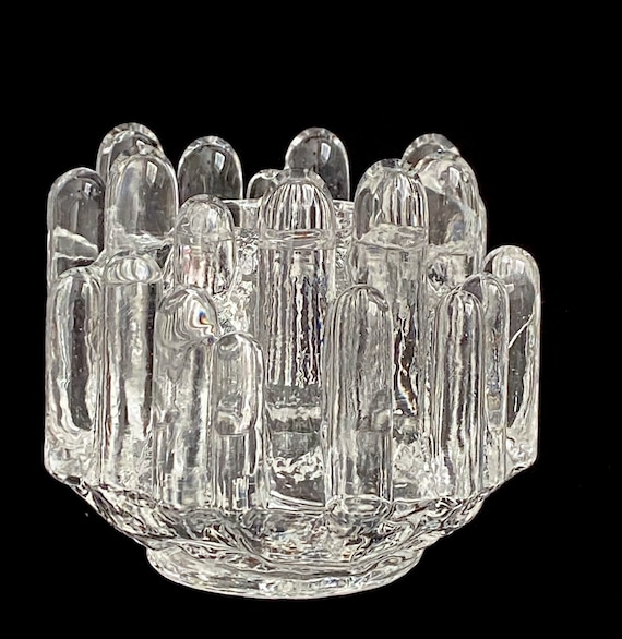 Vintage Mid Century Modern Scandinavian Art Glass Crystal Kosta