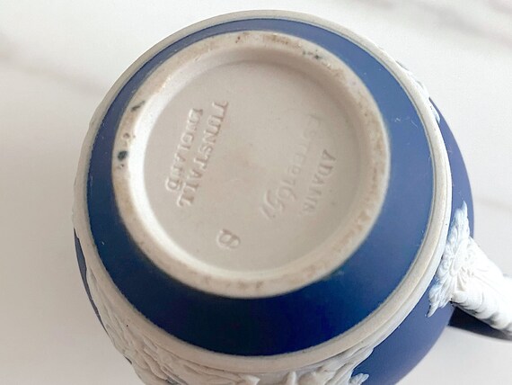 APR  Pleasureパターンセット Antique Adams Tunstall England Porcelain Blue & White Jasperware