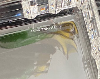 ティファニー アトラス クリスタル トリンケット ボックス Fine Vintage Tiffany & Co. ATLAS Crystal Trinket or Jewelry Box