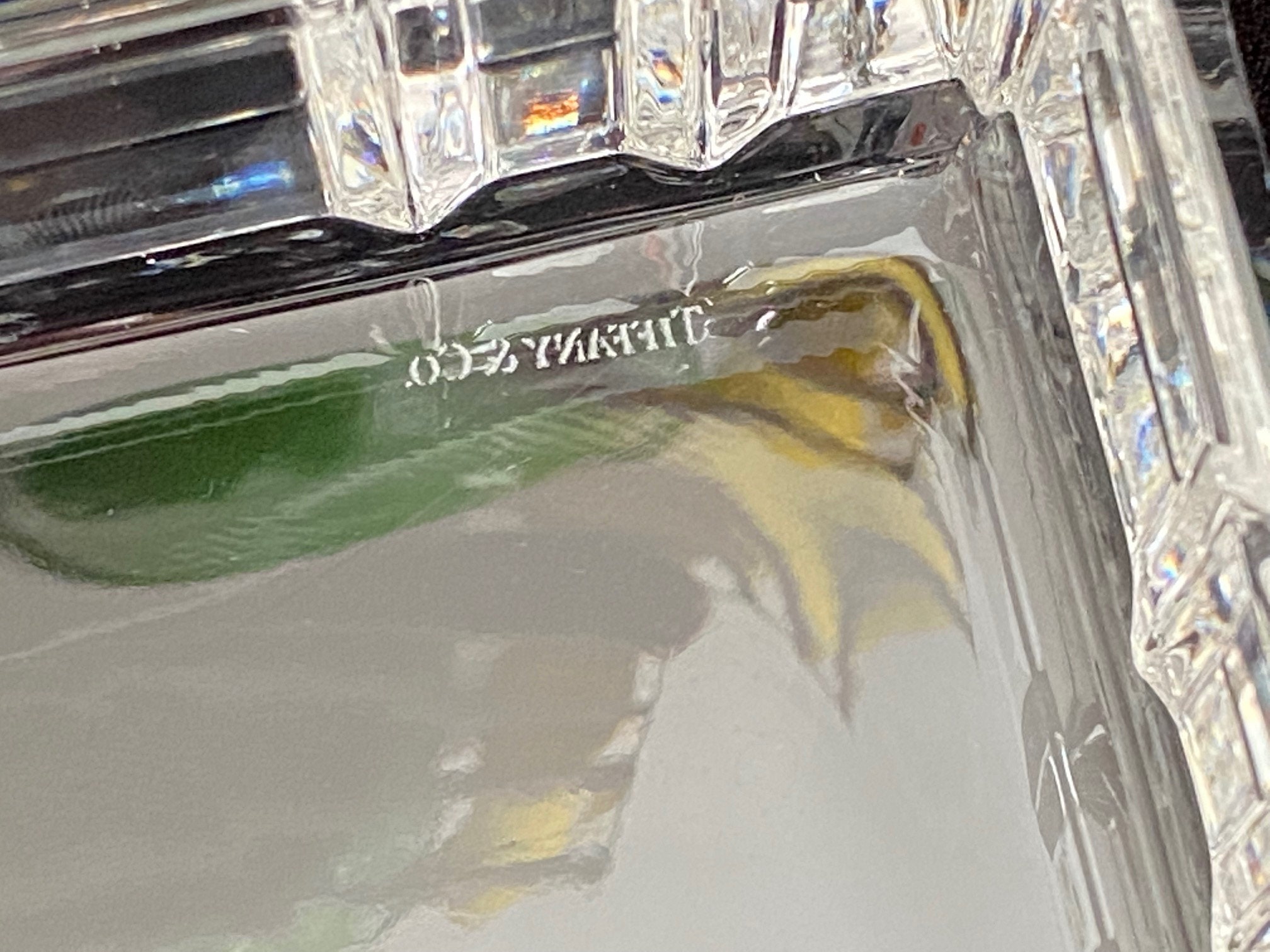 Fine Vintage Tiffany & Co. ATLAS Crystal Trinket or Jewelry Box